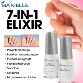 BARIELLE open cap with brush demonstrating easy precise application