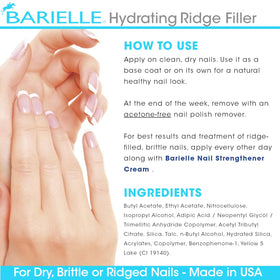 BARIELLE bottle next to ruler showing compact 0.5 ounce size