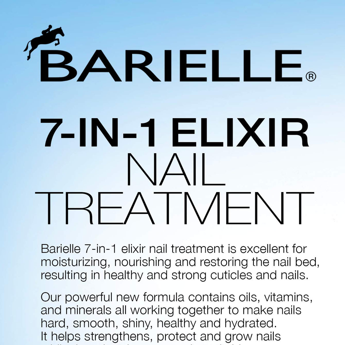 BARIELLE smooth clear texture close-up highlighting nourishing formula