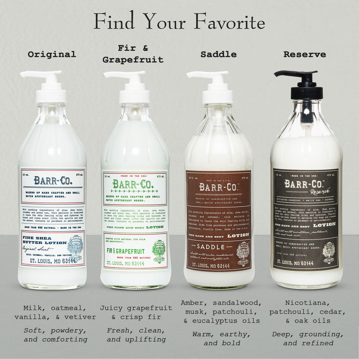 BARR-CO label and ingredients closeup revealing plant-based formulation benefits