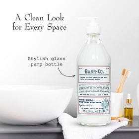 BARR-CO size scale with 16oz bottle for clear volume comparison