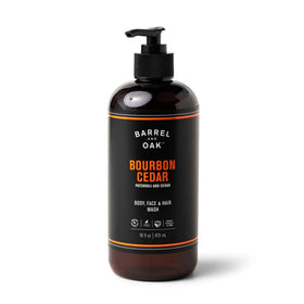 Barrel & Oak front bottle view showing clean packaging and scent