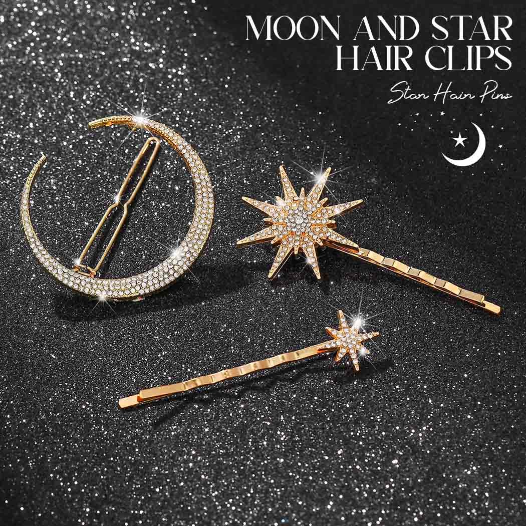 BARTOSI close-up of crystal moon detail, sparkly accent that enhances styles