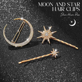 BARTOSI close-up of crystal moon detail, sparkly accent that enhances styles