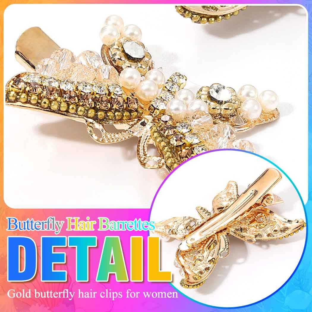 BARTOSI clip used in a half-up hairstyle, provides stylish control and shine