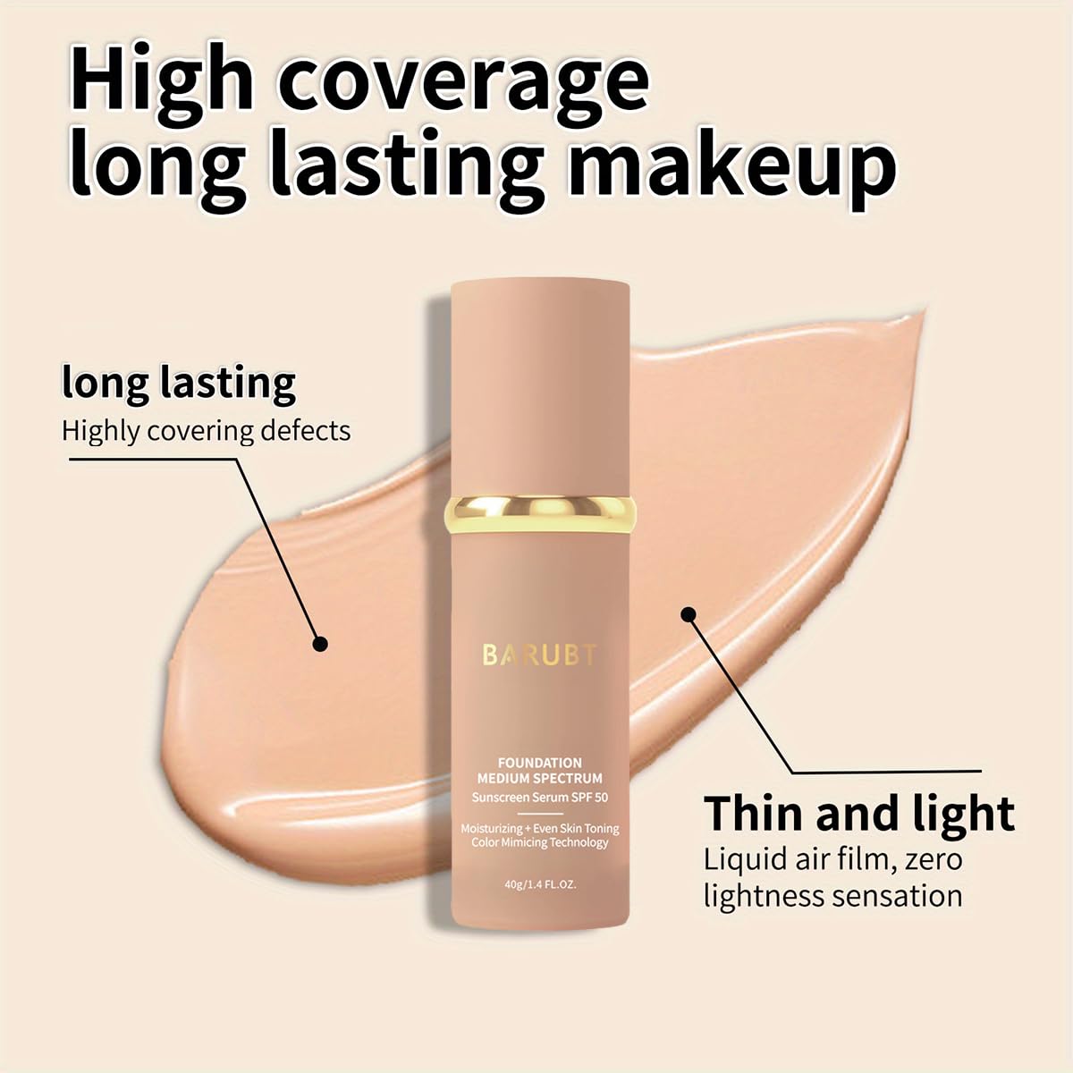 BARUBT texture closeup displaying creamy finish and moisturizing sheen