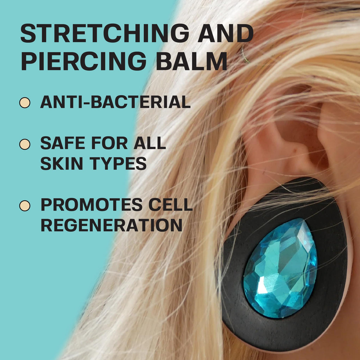 BASE LABORATORIES applying balm to fingertips for easy insertion