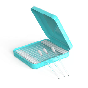 Base Laboratories swab used on a belly button piercing to help clear crusts and calm skin