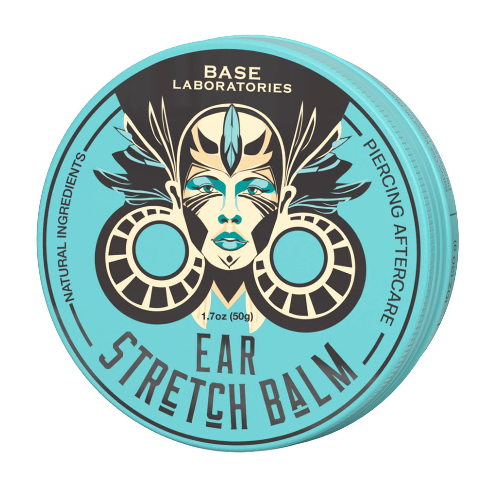 BASE LABORATORIES front packaging showing balm tin and brand benefit