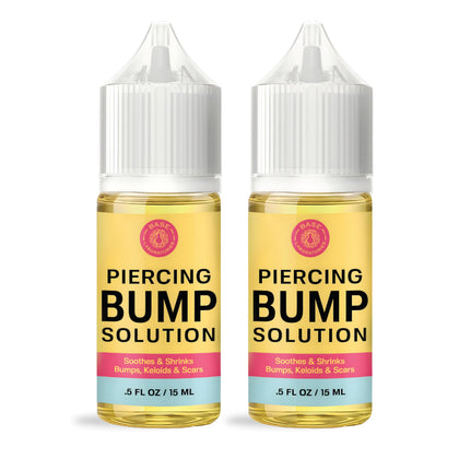 BASE LABORATORIES front packaging showing clean aftercare oil for piercings and calm skin