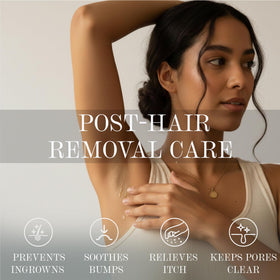 BASE LABORATORIES applied underarm to soothe razor bumps and irritation
