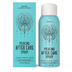 BASE LABORATORIES kit held in hand to show scale and travel-friendly size