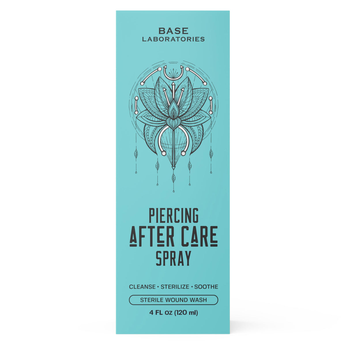 BASE LABORATORIES spray beside jewelry showing safe non-greasy application