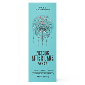 BASE LABORATORIES spray beside jewelry showing safe non-greasy application
