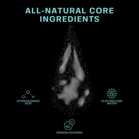 BASE LABORATORIES spray nozzle close-up showing fine mist delivery to avoid touching piercing