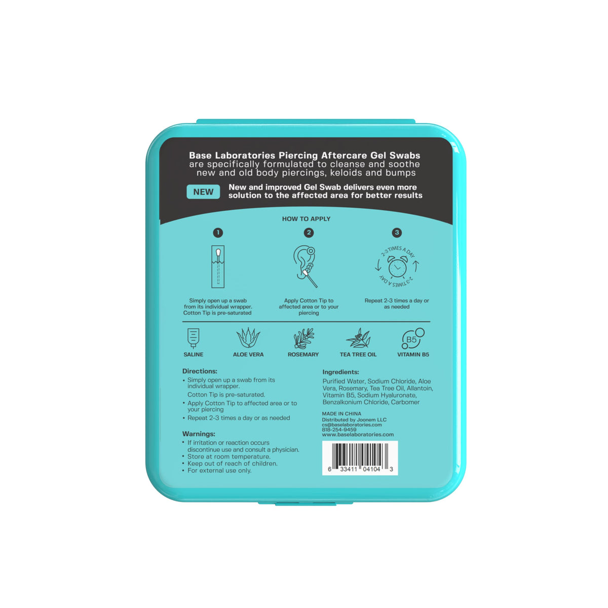 Base Laboratories gel texture close-up showing moisturizing formula for less irritation