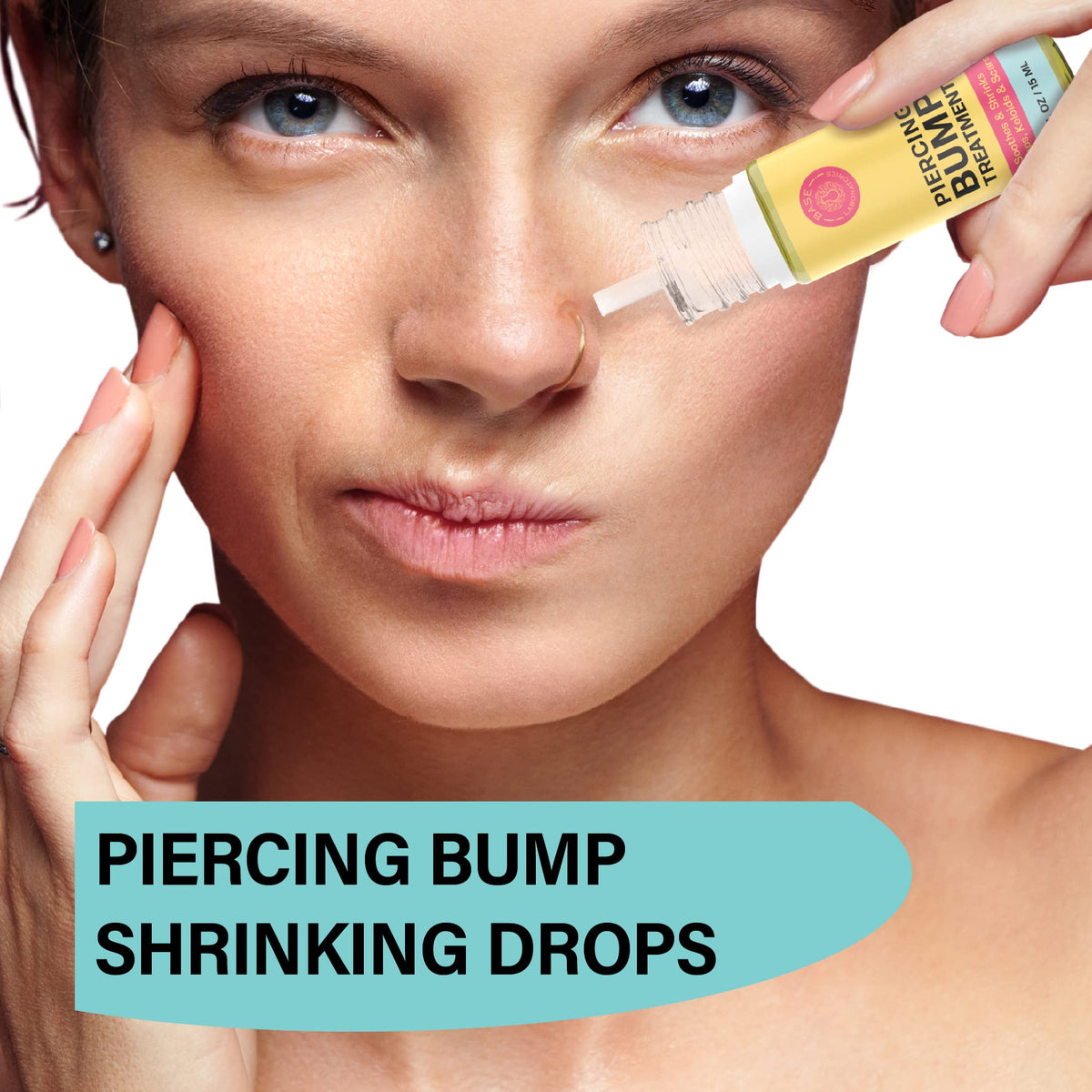 BASE LABORATORIES oil texture on skin illustrating quick absorption benefit