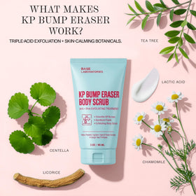 Base Laboratories scrub texture close-up, exfoliates and smooths skin