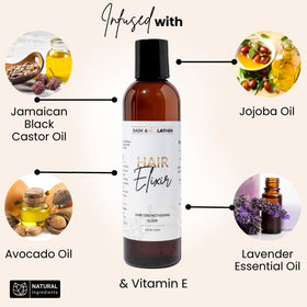 BASK & LATHER scalp massage being performed to support circulation and strength