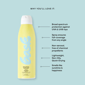 Bask close-up of label highlighting reef-friendly and SPF details