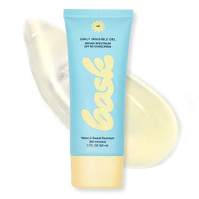 Bask front packaging showing bottle and SPF 40 protection benefit
