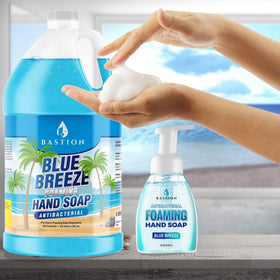 Bastion Blue Breeze on kitchen counter showing pleasant scent benefit
