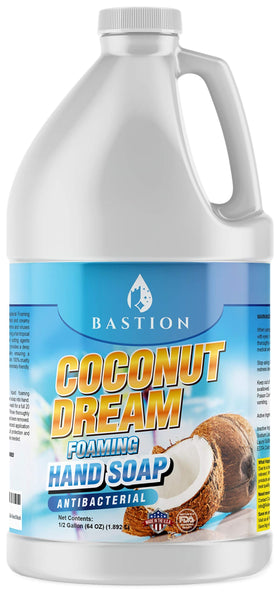 Bastion front jug showing full 64 oz refill and label benefit of value
