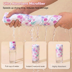 Basumee microfiber texture close-up highlighting fast absorbency and softness
