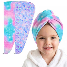 Basumee lifestyle shot of child reading with turban showing comfort and convenience