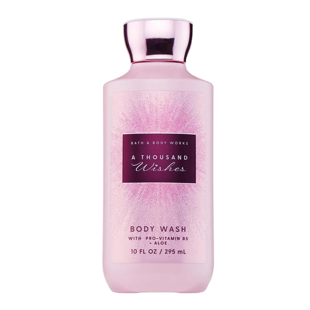 Bath & Body Works front bottle view showing A Thousand Wishes scent benefits