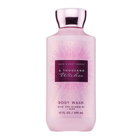 Bath & Body Works front bottle view showing A Thousand Wishes scent benefits