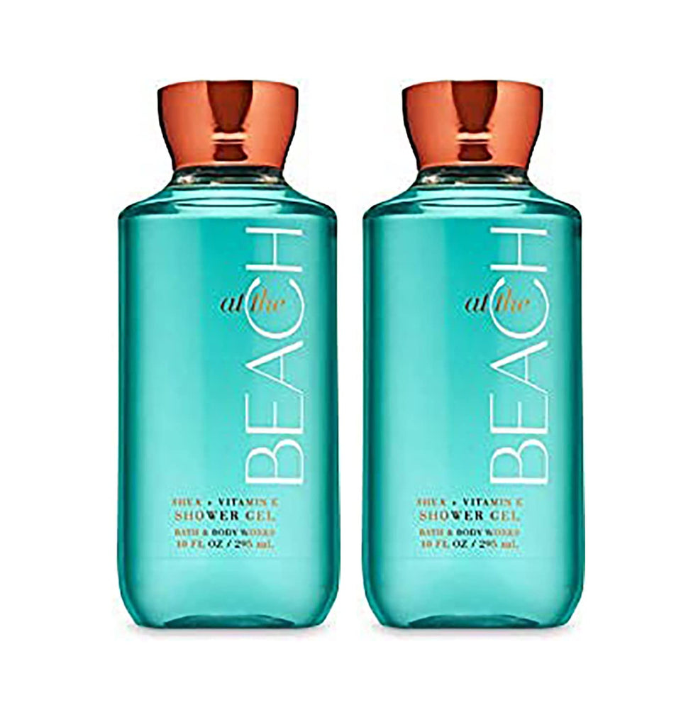 Bath & Body Works shower gel front view showing packaging and fresh beach scent