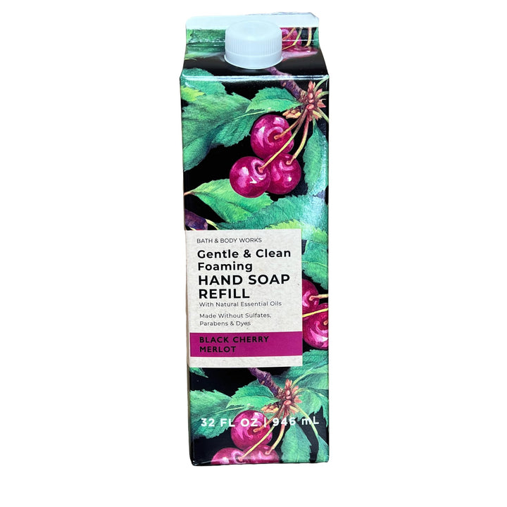 Bath & Body Works bottle front packaging showing label and size for easy refill use