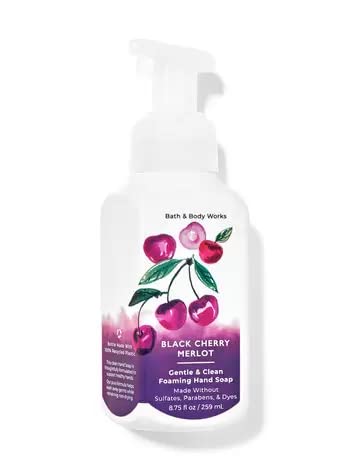 Bath & Body Works bottle in hand showing 8 oz size and easy-pump convenience