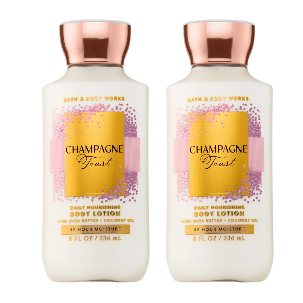 Bath & Body Works bottle front packaging showing fragrance and size benefit
