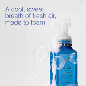 Bath & Body Works pump close-up demonstrating easy dispensing and controlled foam
