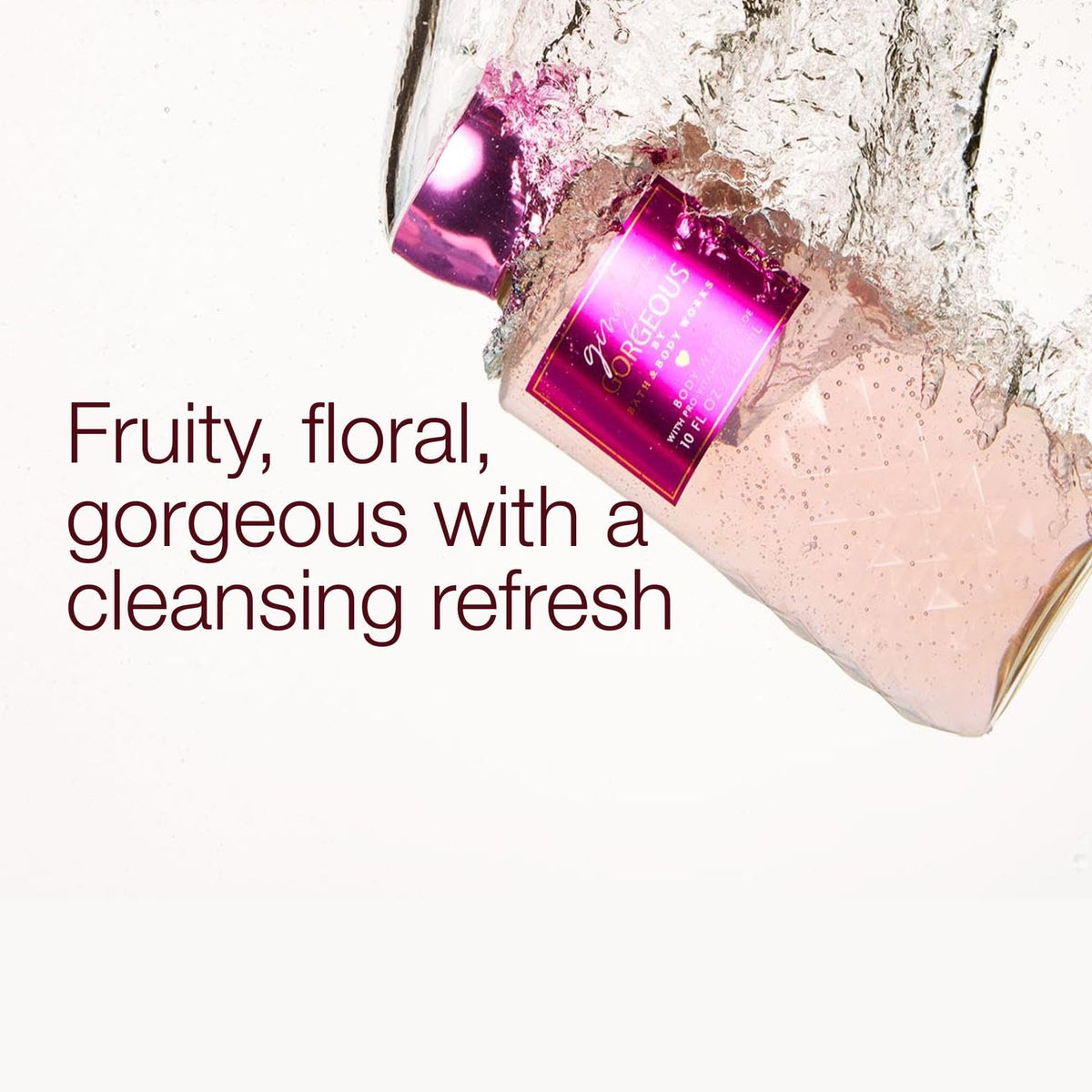 Close-up of Bath & Body Works label detail highlighting fragrance notes and brand clarity benefit scent transparency