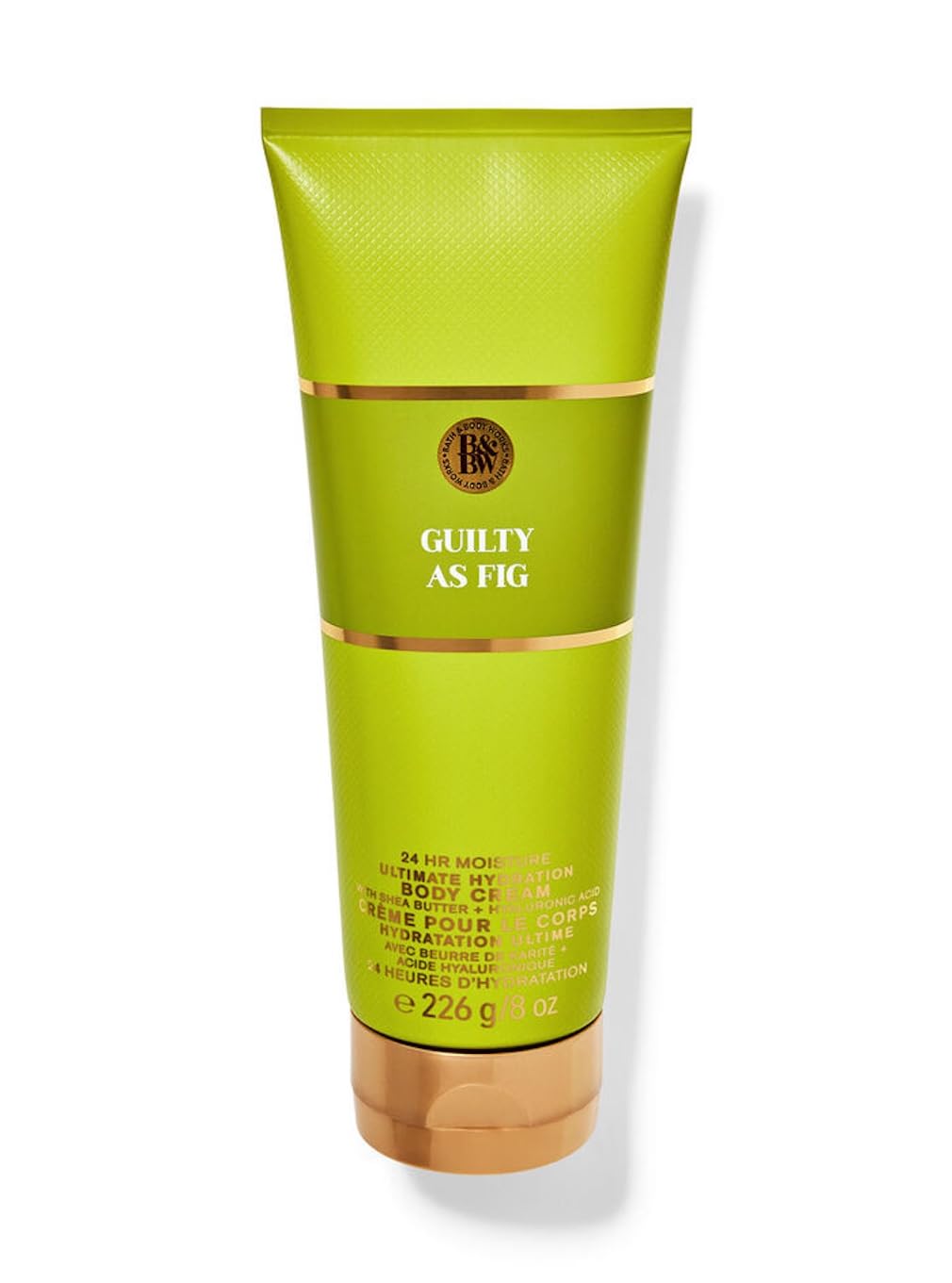 Bath & Body Works Guilty As Fig front packaging showing jar and nourishing cream
