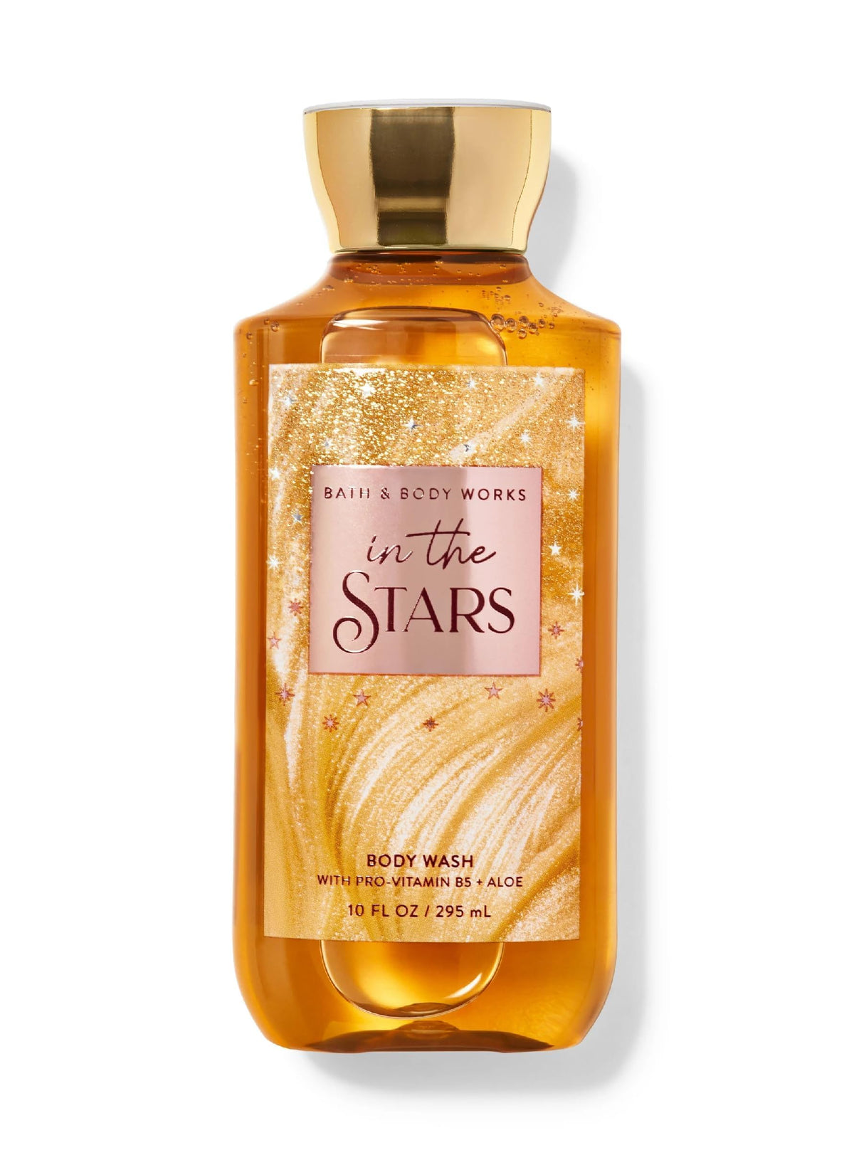 Bath & Body Works IN THE STARS close-up of gel texture and lather, demonstrates moisturizing foam