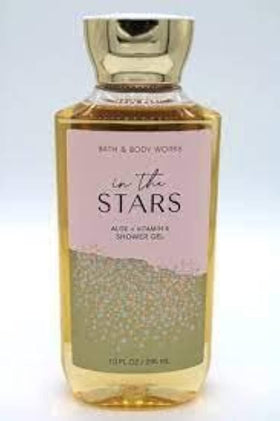 Bath & Body Works IN THE STARS in-shower lifestyle photo, shows product delivering refreshing fragrance
