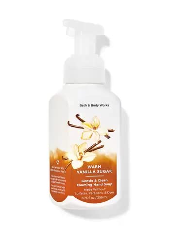 Bath & Body Works close-up label showing ingredients and moisturizing benefits