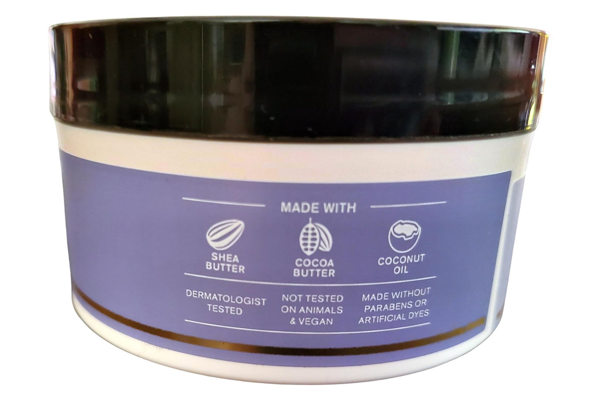 Bath & Body Works open jar close-up showing whipped texture and rich butters for quick absorption