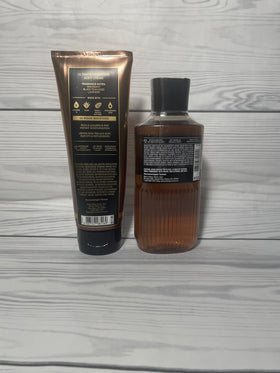 Bath & Body Works product in use in shower showing convenient 3-in-1 benefit
