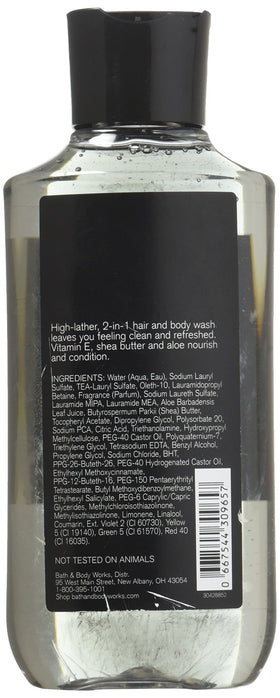 Bath & Body Works Noir close-up lather texture demonstrating rich foam and conditioning