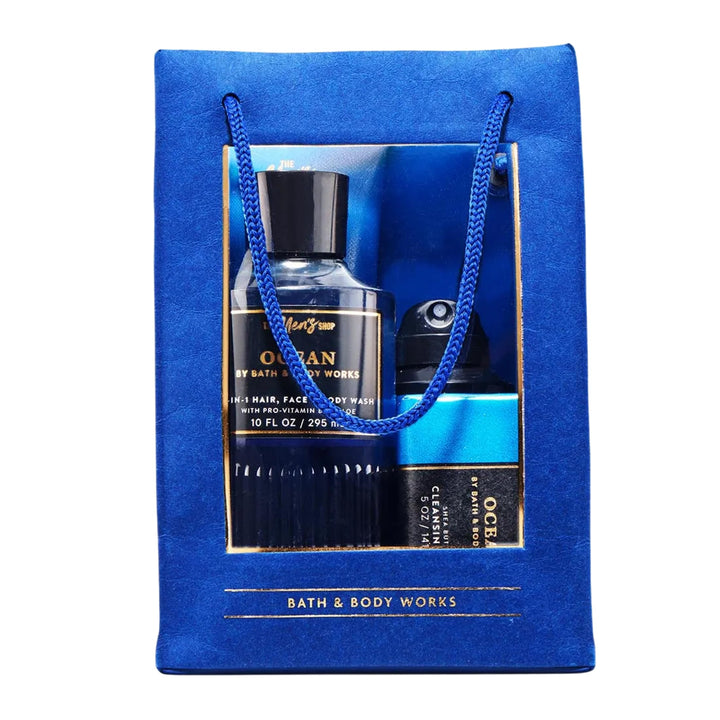 Bath & Body Works front packaging showing Ocean set, ideal gift presentation
