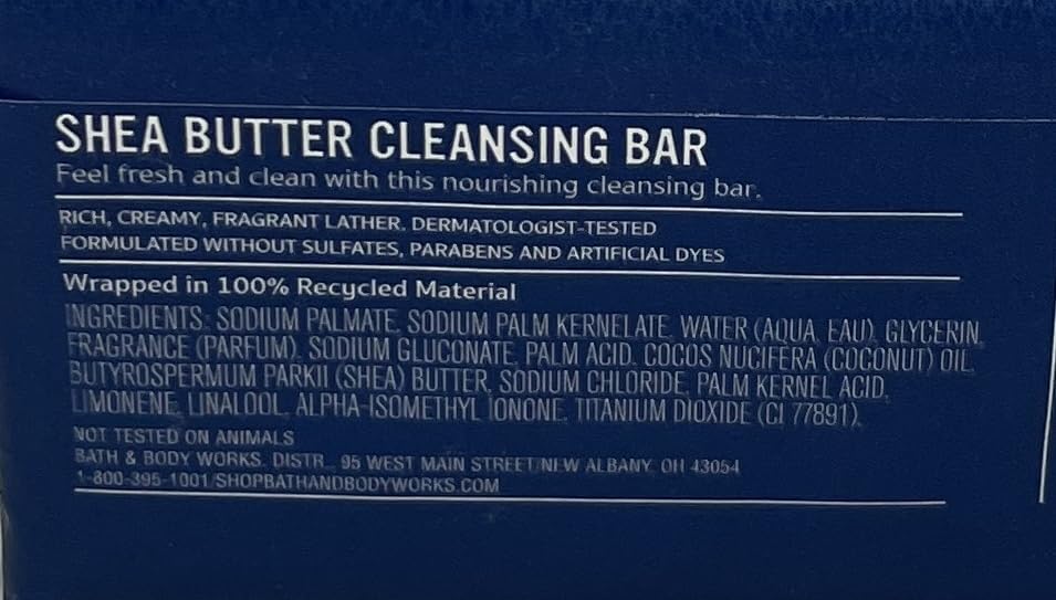 Bath & Body Works close-up of bar texture highlighting creamy lather benefit
