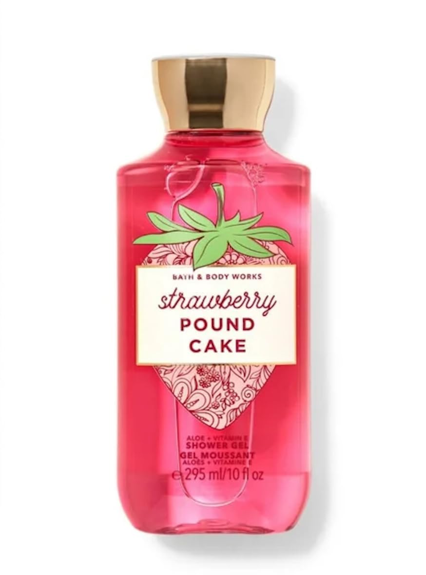 Bath & Body Works bottle front view showcasing scent and nourishing benefits