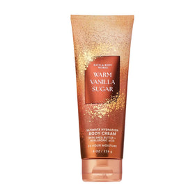 Bath & Body Works front packaging showing cream jar and cozy vanilla benefit