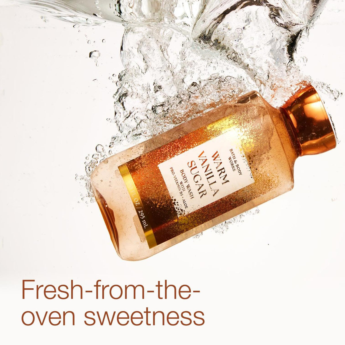 Bath & Body Works pump and label closeup highlighting ingredients and fragrance