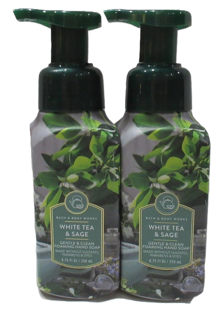 Bath & Body Works bottle front view showing fragrance and gentle-foam benefit